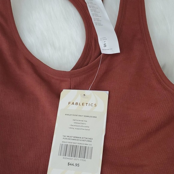 NWT FABLETICS Kinsley Front-Knot Seamless Bra - Picture 7 of 7